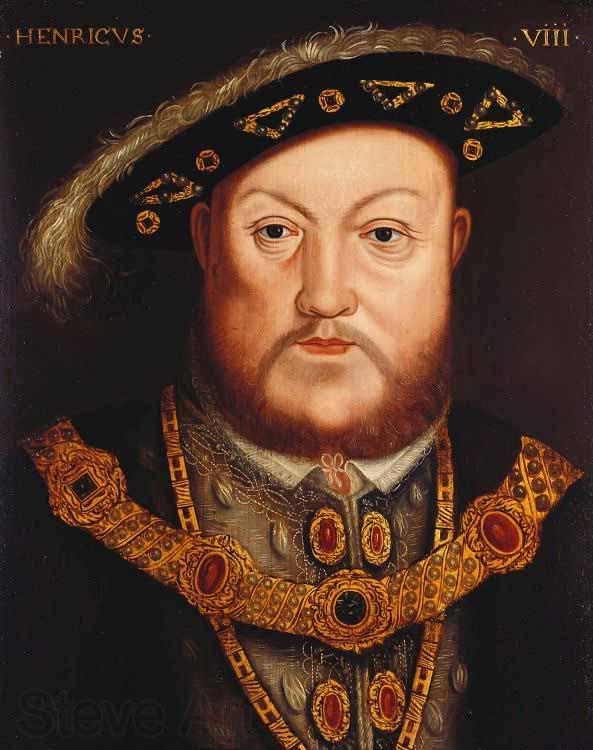 Hans Holbein Portrait of Henry VIII Norge oil painting art